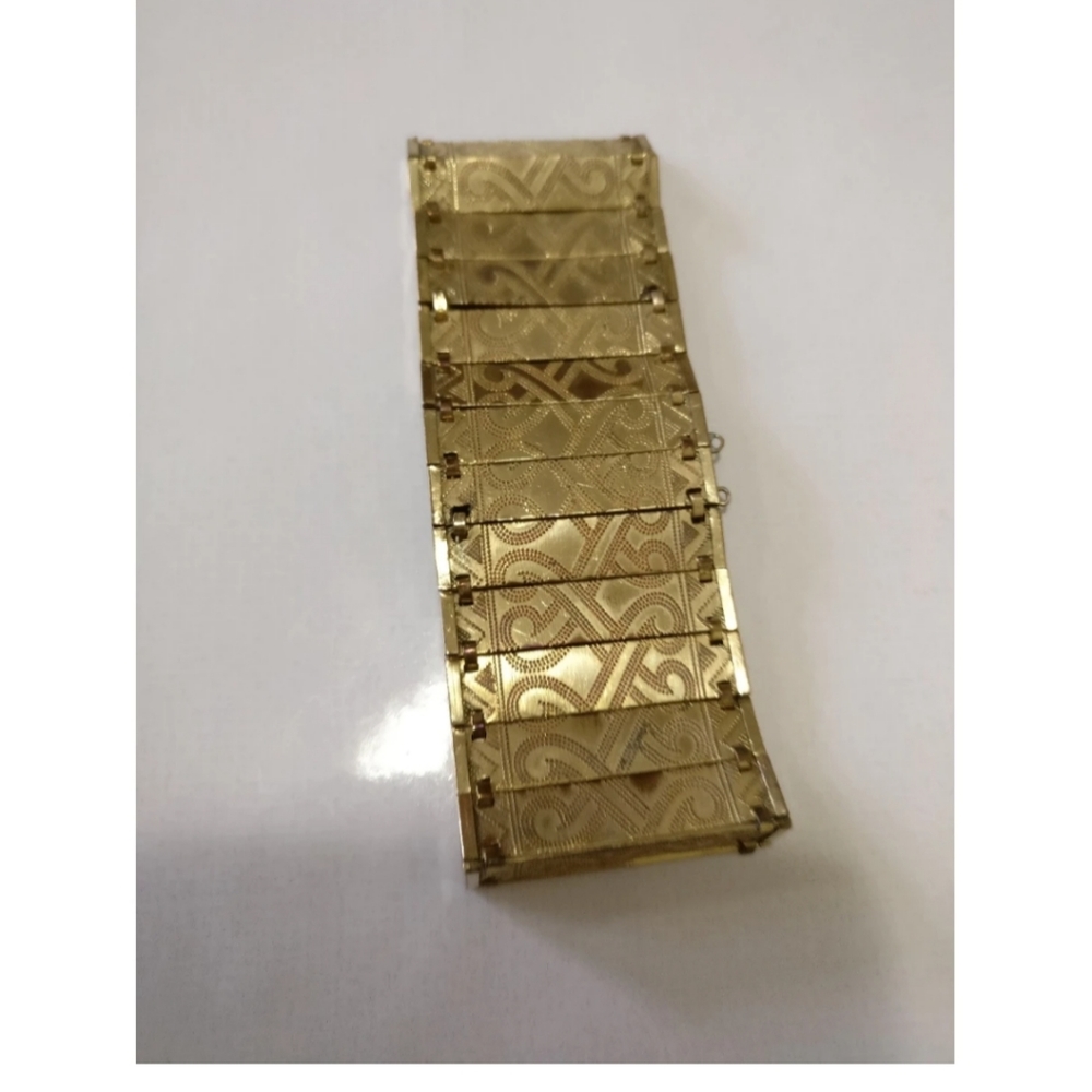🇨🇦 Antique rolled gold bracelet by KJAG - Picture 7 of 8
